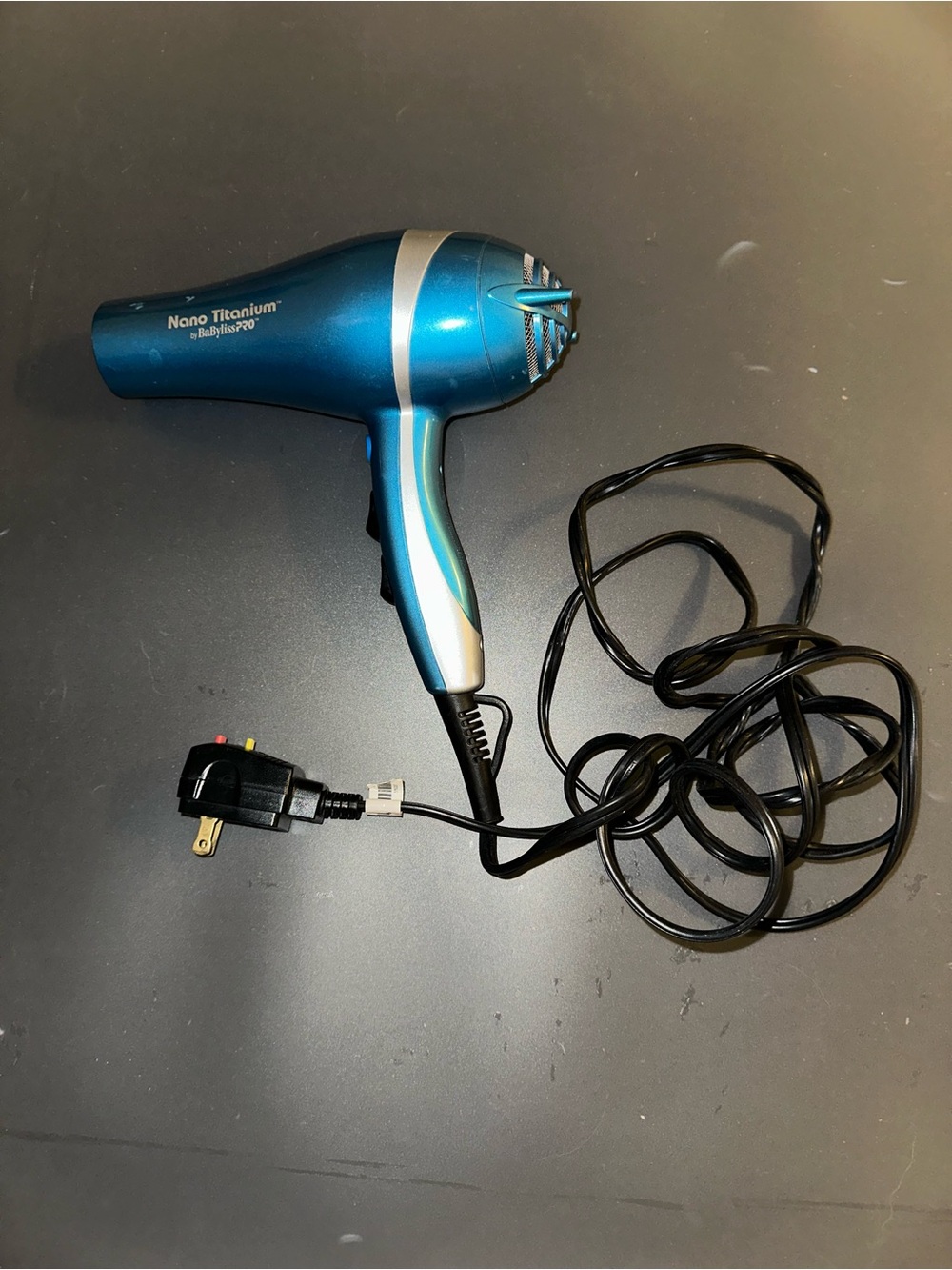 Blue Nano Titanium Babyliss Pro Hair Dryer